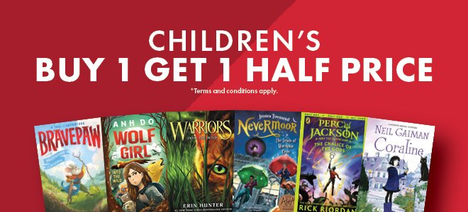 Buy One Get One Half Price - Children's Books 