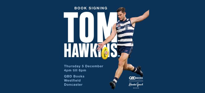 Tom Hawkins book signing event - QBD Books Doncaster