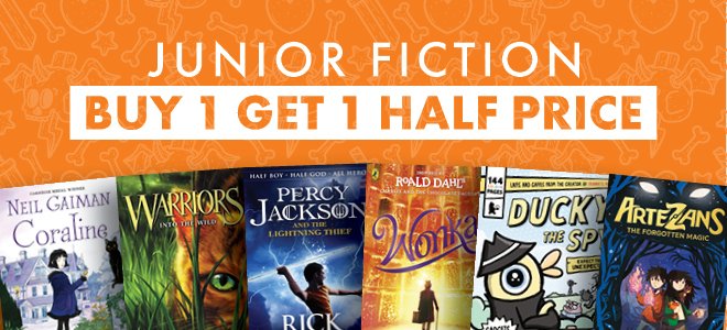 Buy One Get One Half Price: Junior Fiction