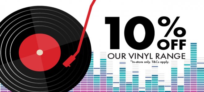 Save 10% On Vinyl 