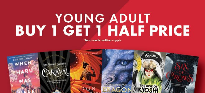 Buy One Get One Half Price - Young Adult 