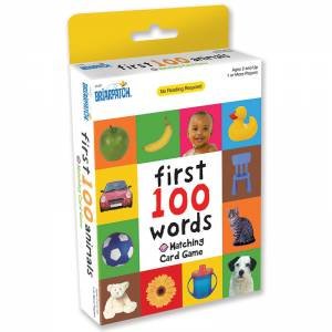 First 100 Matching Card Game: Words by Various