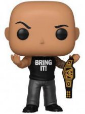 WWE  The Rock With Championship Belt Metallic Pop