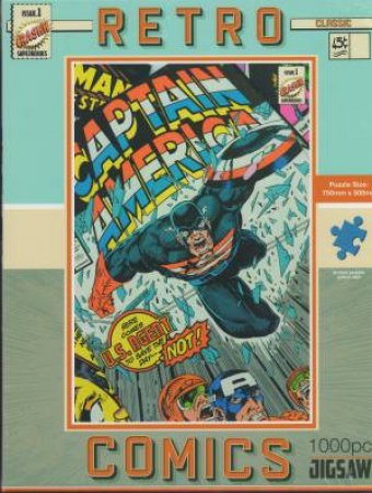 Jigsaw Retro Comics Captain America by Various
