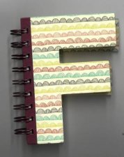 Alphabooks Note Book  Letter F