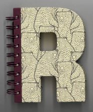 Alphabooks Note Book  Letter R