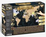 Scratch Map 1000 Piece Jigsaw Puzzle World Map