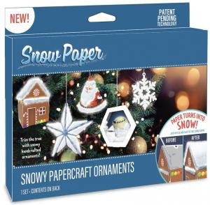 Snowy Papercraft Ornaments by Various