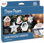 Snowy Papercraft Ornaments