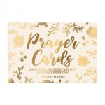 Christian Collection Prayer Cards Gold