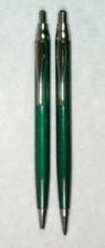 Inoxcrom 2002 Green Lacquer Pencil  Ball Point Set