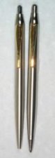 Inoxcrom 2002 Chrome  Gold Ball Point Pen  Pencil Set