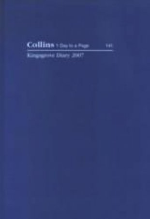 A4 Collins Kingsgrove Edition Desk Diary 2007 - Day To Page - Blue by Day to Page