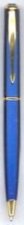 Parker Inflection Blue Lacquer Ball Point Pen