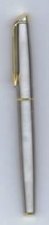 Waterman Hemisphere Stainless Steel  Gold Fountain Pen  Medium Nib