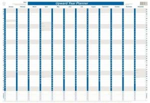 Upward Wall Planner 2021 - Laminated Board by Various