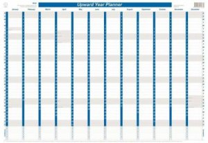 Upward Wall Planner 2022 - Laminated Board by Various