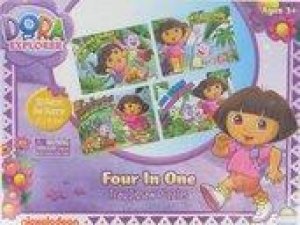 Dora The Explorer: Four In One Tray Jigsaw by Unknown