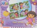 Dora The Explorer Four In One Tray Jigsaw