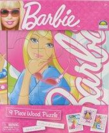 Barbie 9 Piece Wood Puzzle by Unknown