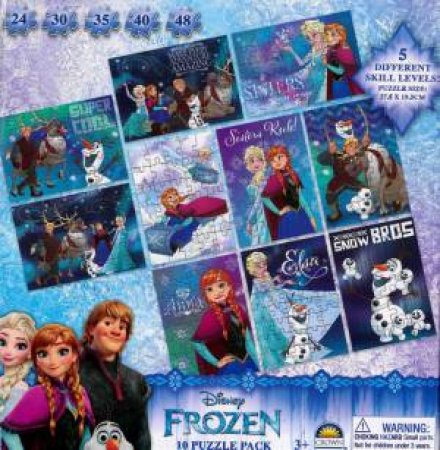 Frozen 10-In-1 Puzzle by Various