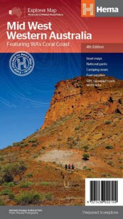 Mid West Western Australia Map 4th Ed by Various