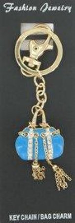 Keyring - Blue Handbag by Keyring 