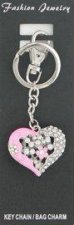 Keyring Pink Heart