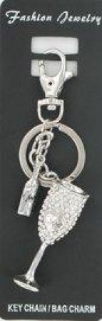 Keyring - Wine glass by Keyring