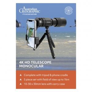 Australian Geographic 4K Telescope Monocular by Various