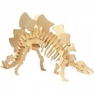 Giant 3D Wooden Dinosaur: Stegosaurus by Various