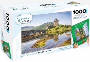 Scenic Locations 1000 Piece Puzzle & Mat: Eileua Donan Castle, Scotland by Various