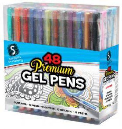 48 Premium Gel Pens by Various