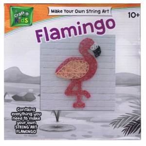 Make Your Own String Art Flamingo by Various