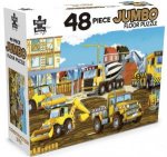 48 Piece Jumbo Floor Puzzle Construction Site