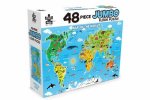 48 Piece Jumbo Floor Puzzle World Map