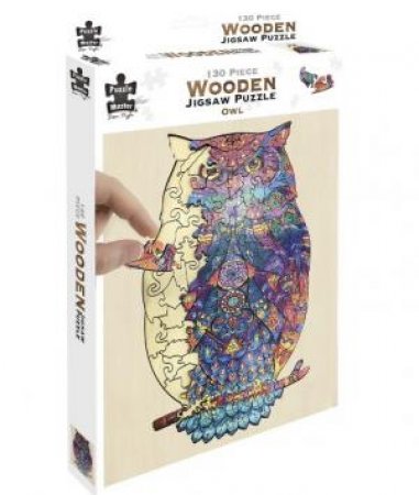 130 Piece Wooden Jigsaw Puzzle: Owl by Various