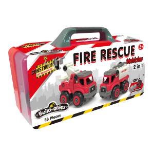 Build-Ables 2-In-1 Vehicles: Fire Rescue by Various