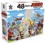 48 Piece Jumbo Floor Puzzle Fire Emergency