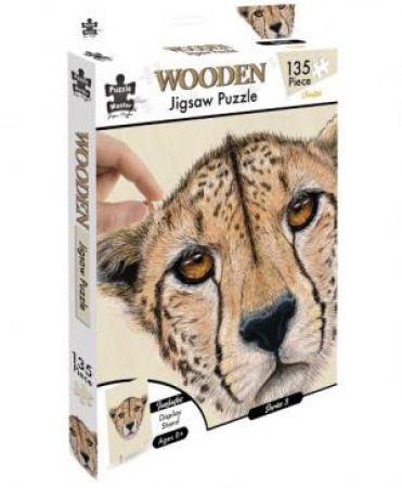 135 Piece Wooden Jigsaw Puzzle: Cheetah by Various