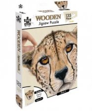 135 Piece Wooden Jigsaw Puzzle Cheetah