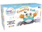 Magic Sensory Interactive Crawling Crab Blue