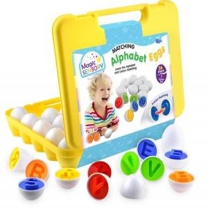 Magic Sensory Matching Alphabet Eggs by Various