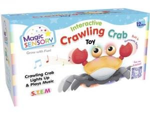 Magic Sensory Interactive Crawling Crab: Orange by Various