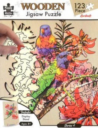 131 Piece Wooden Jigsaw Puzzle: Lorikeets by Various