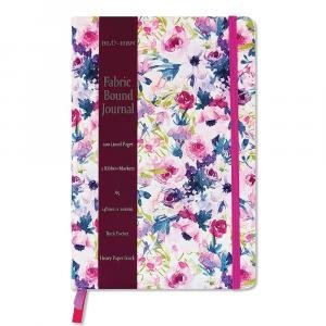 A5 Fabric Journal Lined - Peonie Rose by Various