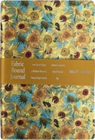 A5 Fabric Journal Lined - Sunflower by Various