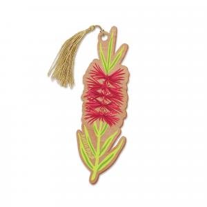 Australian Made Wooden Bookmark - Bottle Brush by Various