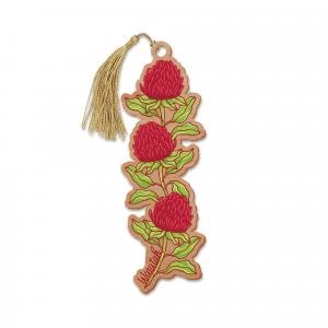 Australian Made Wooden Bookmark - Waratah by Various