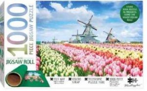 Mindbogglers Jigsaw Roll With 1000 Piece Puzzle: Dutch Windmills, Netherlands by Various